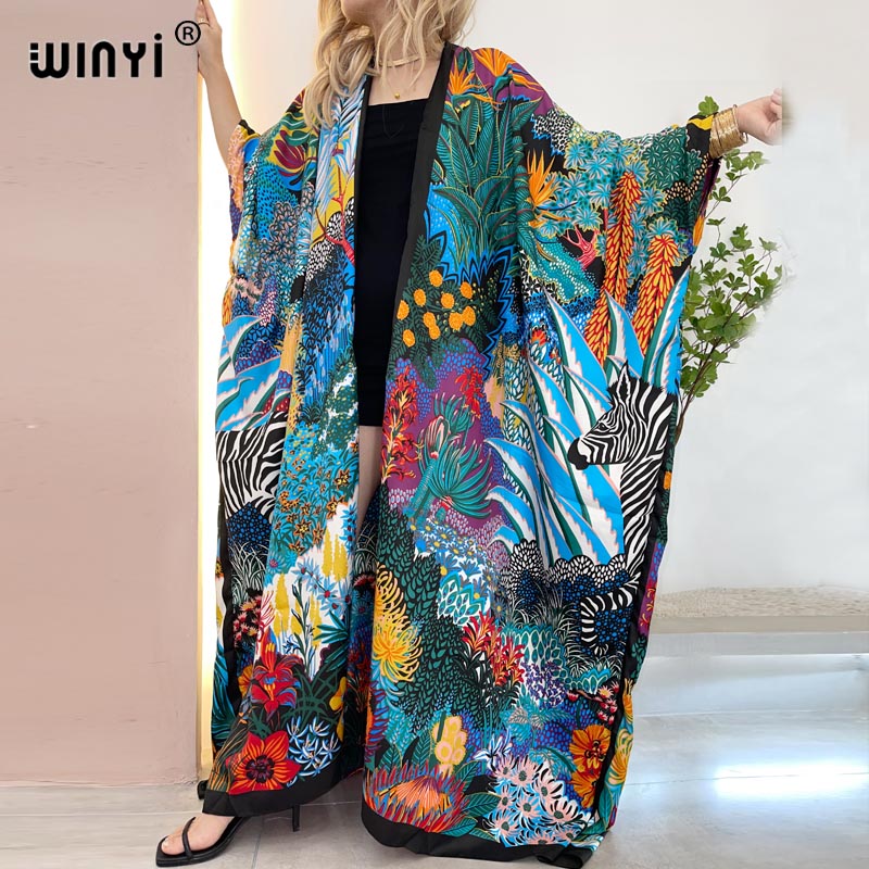 Robe Silk Women - ويني أفريقيا الشرق الأوسط كيمونو نسائي