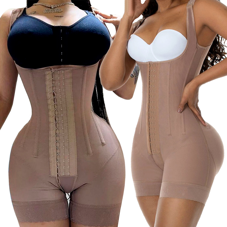 Shapewear Bodysuit Firm - Fajas المشدات الكولومبية بعد الدهون الجراحية