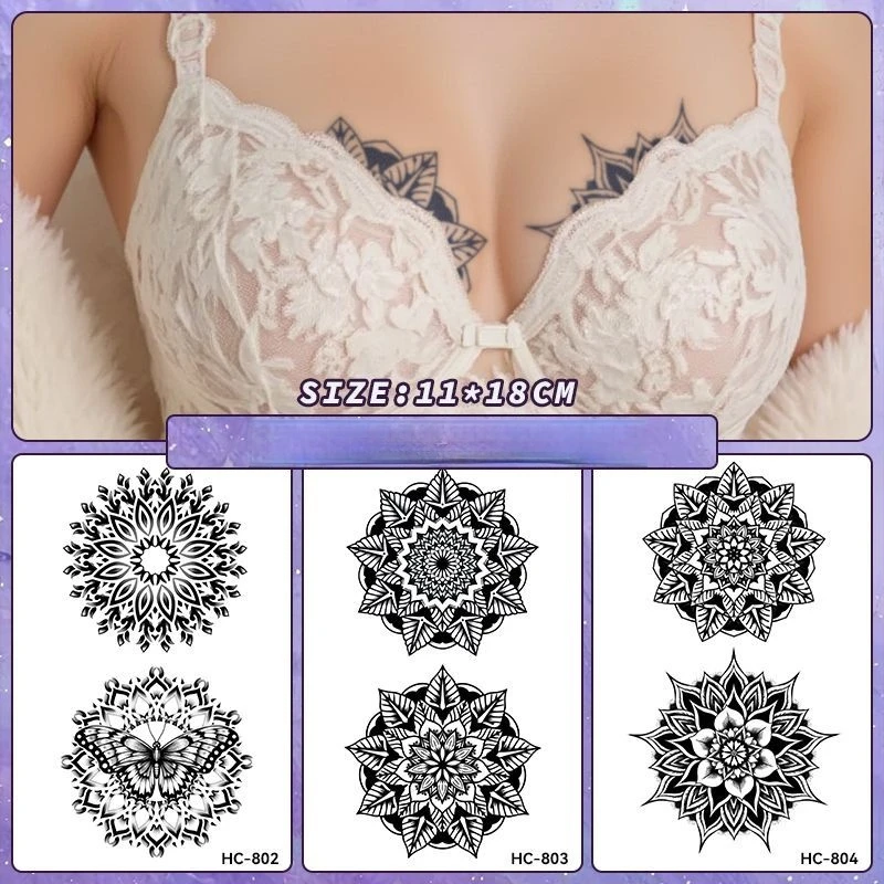 Nipple Cover Pasties - عصير عشبي للثدي وشم مؤقت نمط