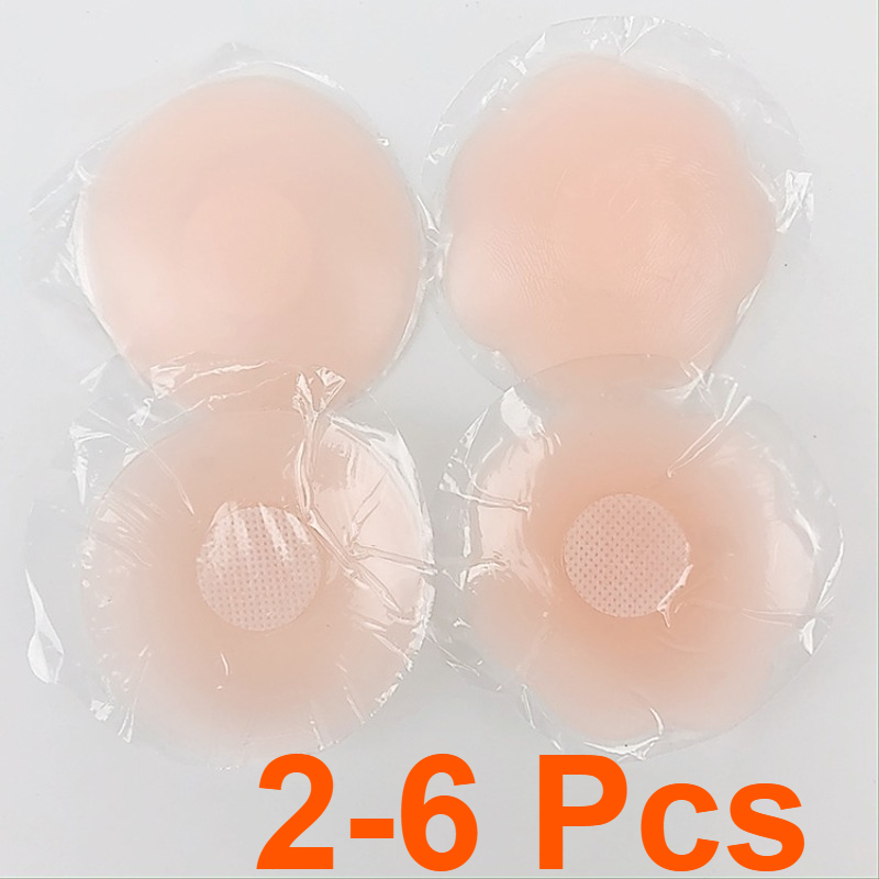 Nipple Cover Pasties - 2-6 قطعة النساء سيليكون الحلمة يغطي