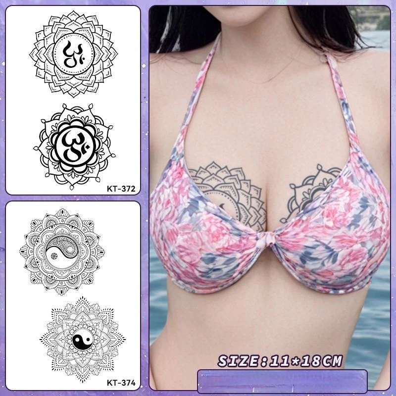 عصير عشبي للثدي وشم مؤقت نمط ا - مراجعة Nipple Cover Pasties وسعره